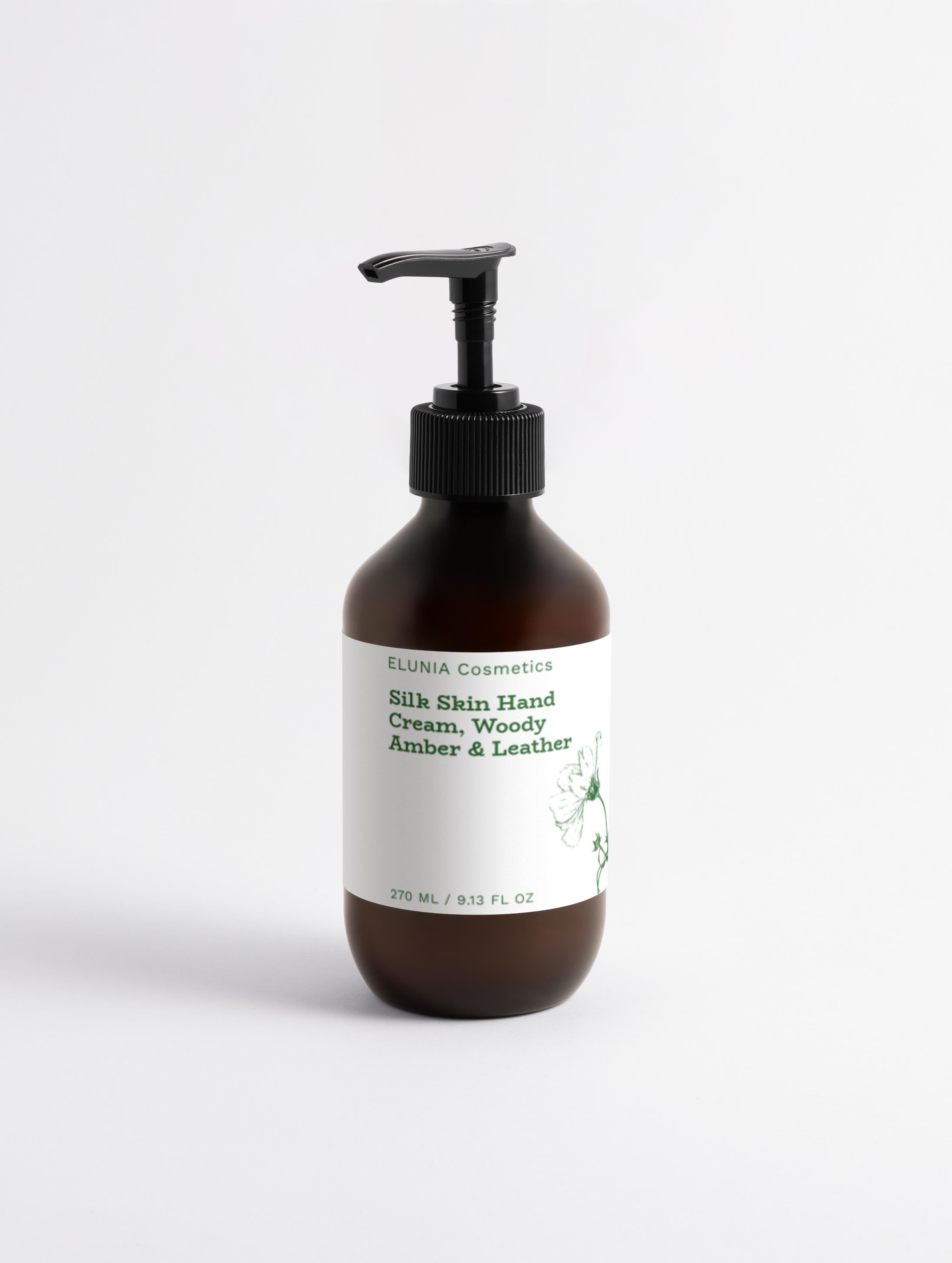 Silk Skin Hand Cream, Woody Amber & Leather